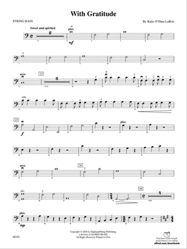 With Gratitude: String Bass