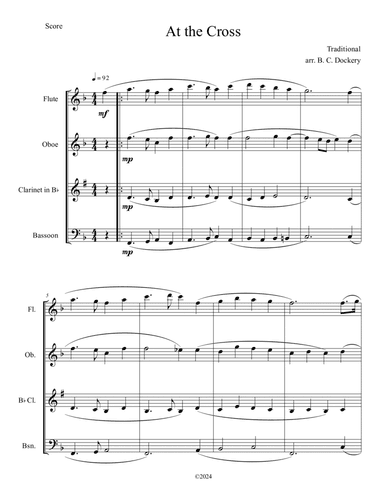 At the Cross (Woodwind Quartet)