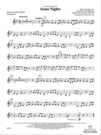 Some Nights: Mallets