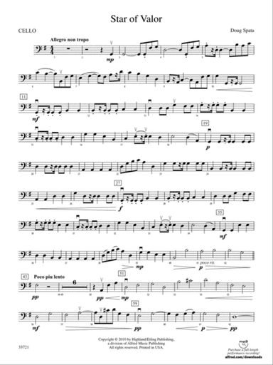 Star of Valor: Cello