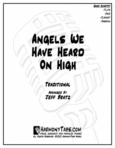 Angels We Have Heard On High (Wind Quartet)