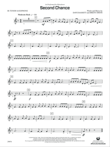 Second Chance: B-flat Tenor Saxophone