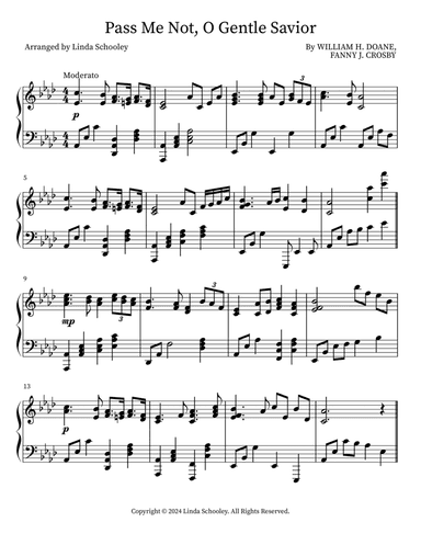Pass Me Not, O Gentle Savior