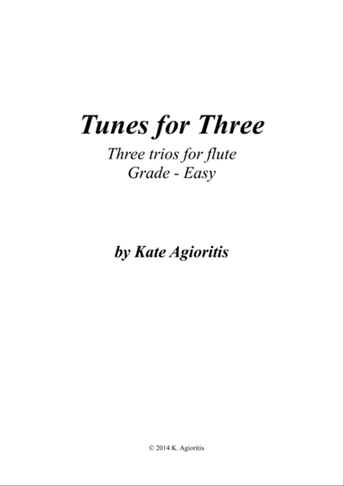Tunes for Three - Three Easy Trios for Flute - Book 1