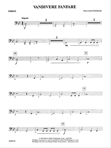 Vandivere Fanfare: Timpani