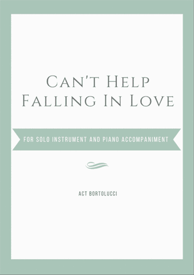 Can't Help Falling In Love