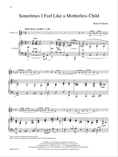 Sometimes I Feel Like a Motherless Child (Downloadable)