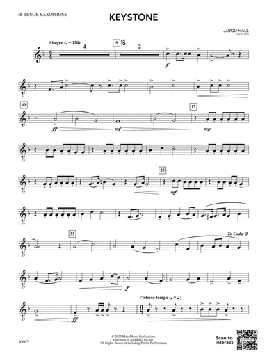 Keystone: B-flat Tenor Saxophone
