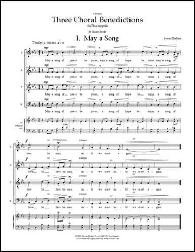 Choral Benedictions, Three