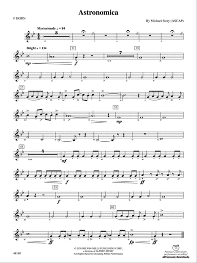Astronomica: 1st F Horn