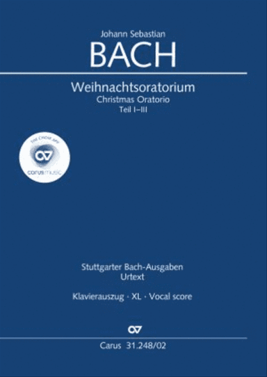 Christmas oratorio (Weihnachtsoratorium, Teile I-III)