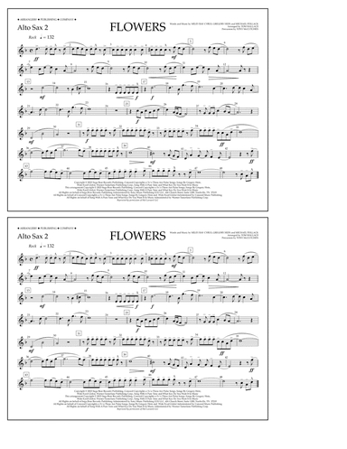 Flowers (arr. Tom Wallace) - Alto Sax 2
