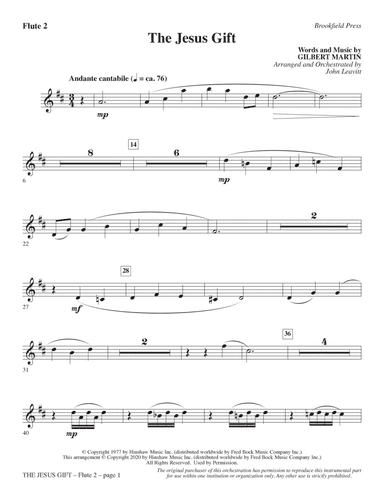 The Jesus Gift (arr. John Leavitt) - Flute 2