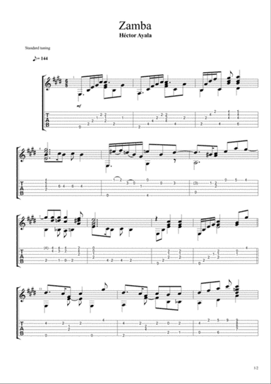 Zamba (Argentinean Folk Music)