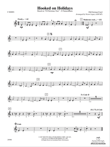 Hooked on Holidays: 1st F Horn