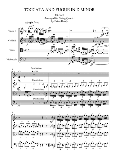 Toccata and Fugue in D Minor