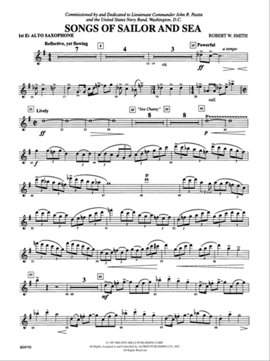 Songs of Sailor and Sea: E-flat Alto Saxophone