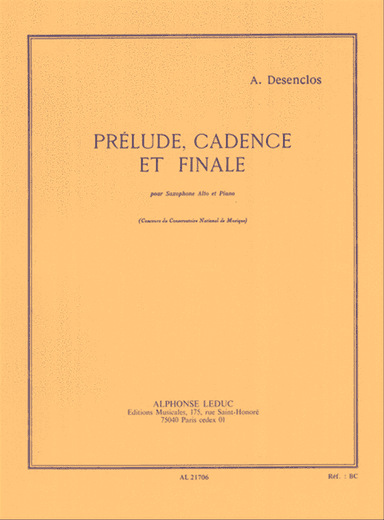 Prelude, Cadence et Finale