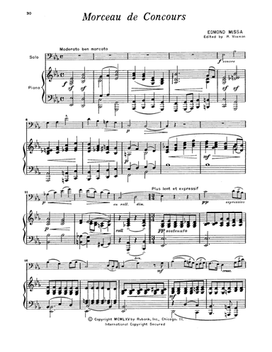 Morceau De Concours