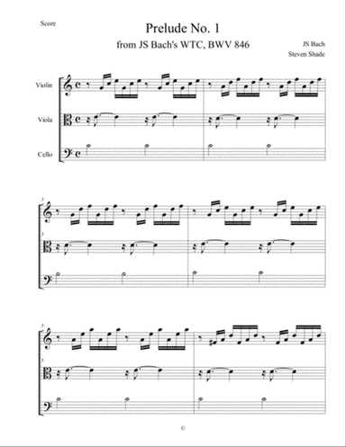 Bach - Prelude No. 1 in C major, BWV 846