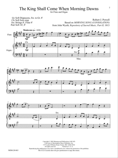 The King Shall Come When Morning Dawns (Downloadable)
