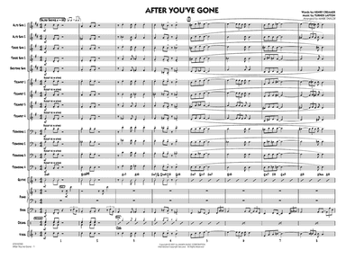 After You've Gone (arr. Mark Taylor) - Full Score