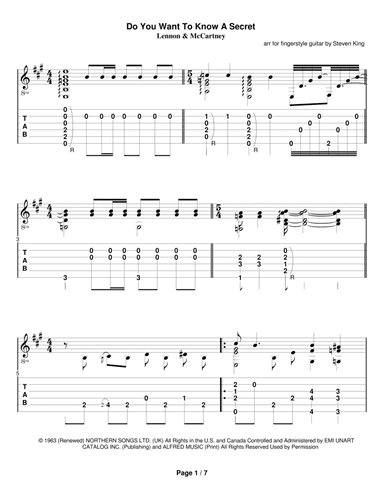 Do You Want To Know A Secret?