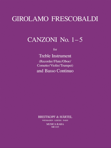 Canzoni Nos. 1-5