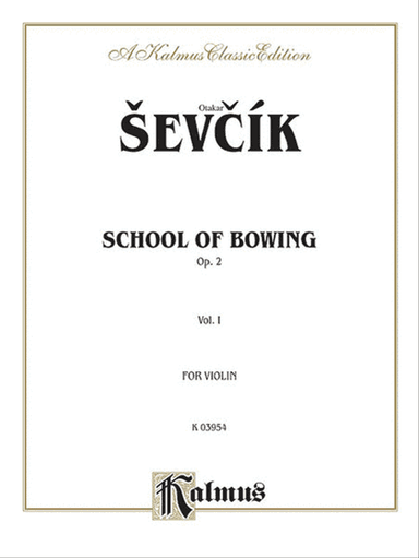 School of Bowing, Op. 2, Volume 1