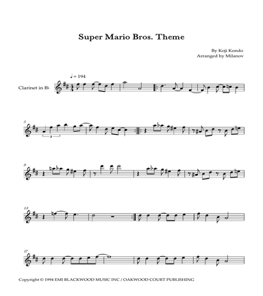 Super Mario Bros Theme
