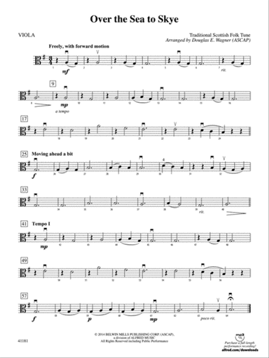 Over the Sea to Skye: Viola