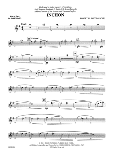 Inchon: (wp) 1st Horn in E-flat