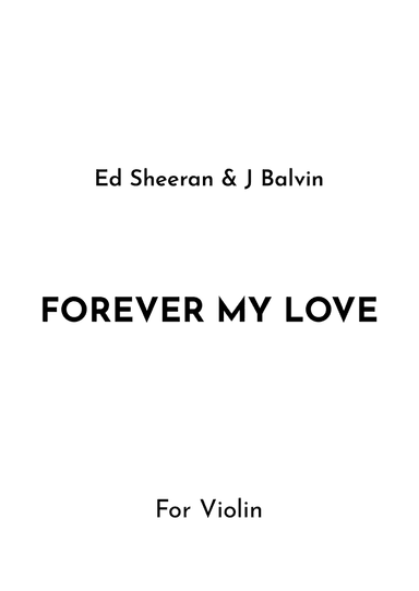 Forever My Love