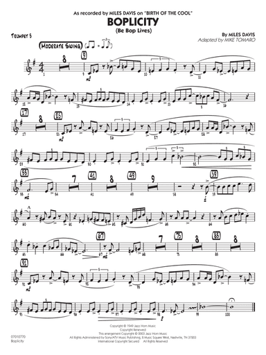 Boplicity - Trumpet 3