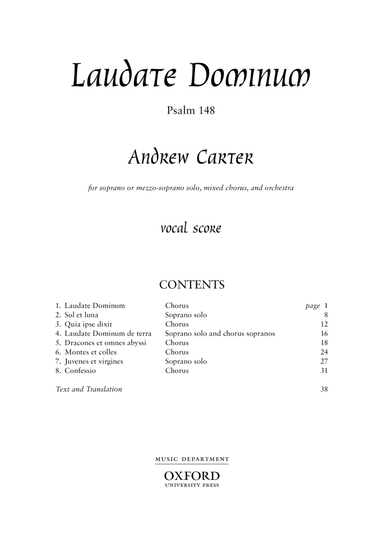 Laudate Dominum