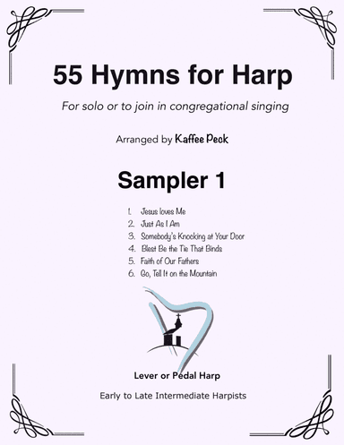 55 Hymns for Harp: Sampler 1