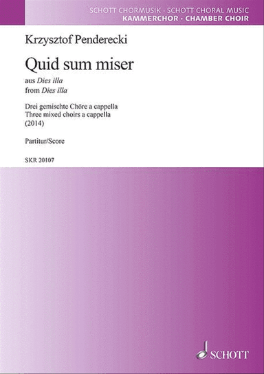 Quid sum miser