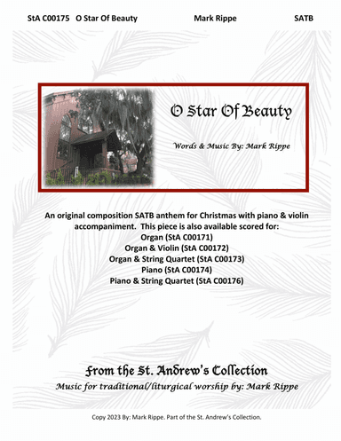 O Star Of Beauty (StA C00175)