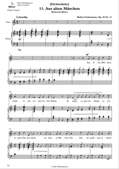 Aus alten Marchen, Op. 48 No. 15 (C Major)