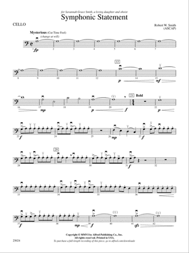 Symphonic Statement: Cello