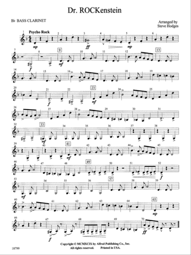 Dr. Rockenstein: B-flat Bass Clarinet