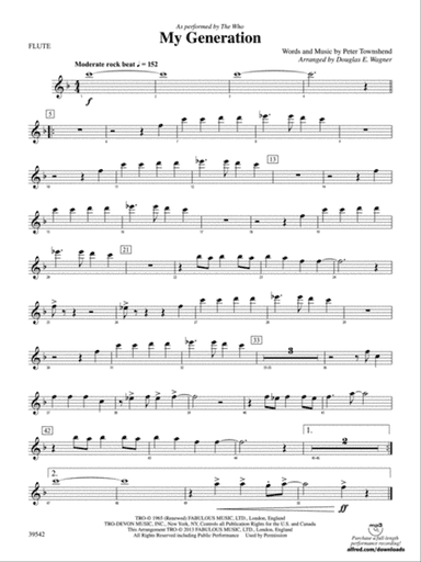 My Generation: Flute
