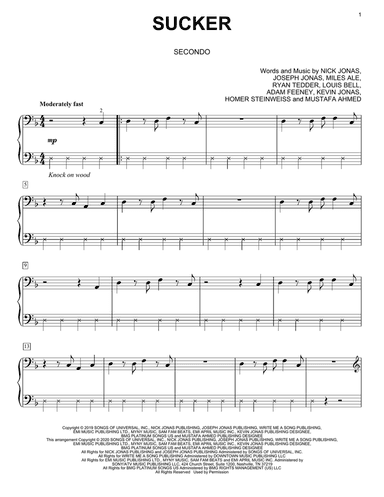 Sucker (arr. David Pearl)