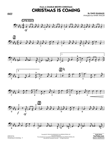 Christmas Is Coming - Bass