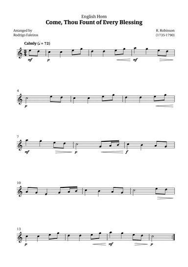 Come Thou Fount of Every Blessing