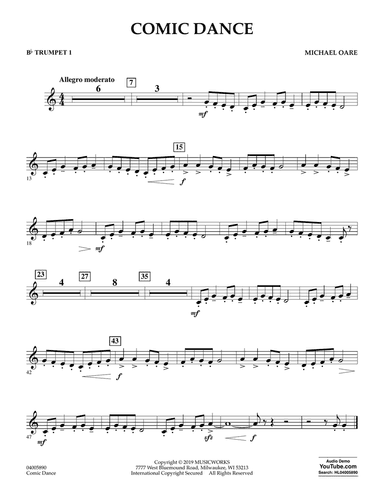 Comic Dance - Bb Trumpet 1