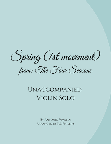 Spring (La Primavera), 1st movement - Unaccompanied Violin Solo
