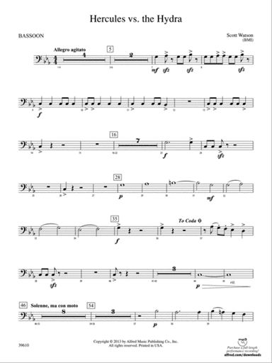 Hercules vs. the Hydra: Bassoon