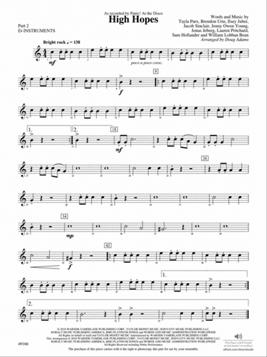 High Hopes: Part 2 - E-flat Instruments