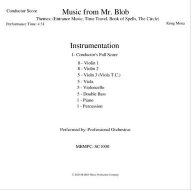 Music from Mr. Blob
